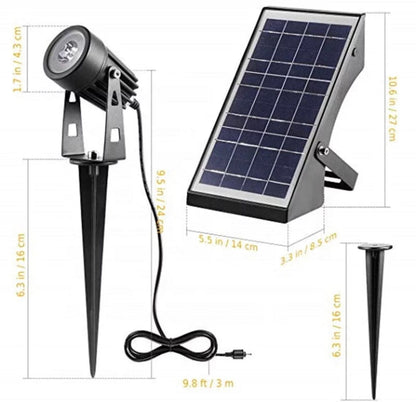 Series II Professional Grade 3000K 4 Piece DIY LED Solar 4 in 1 Garden Spike Kit Green Earth Lighting Australia, Garden, monetii