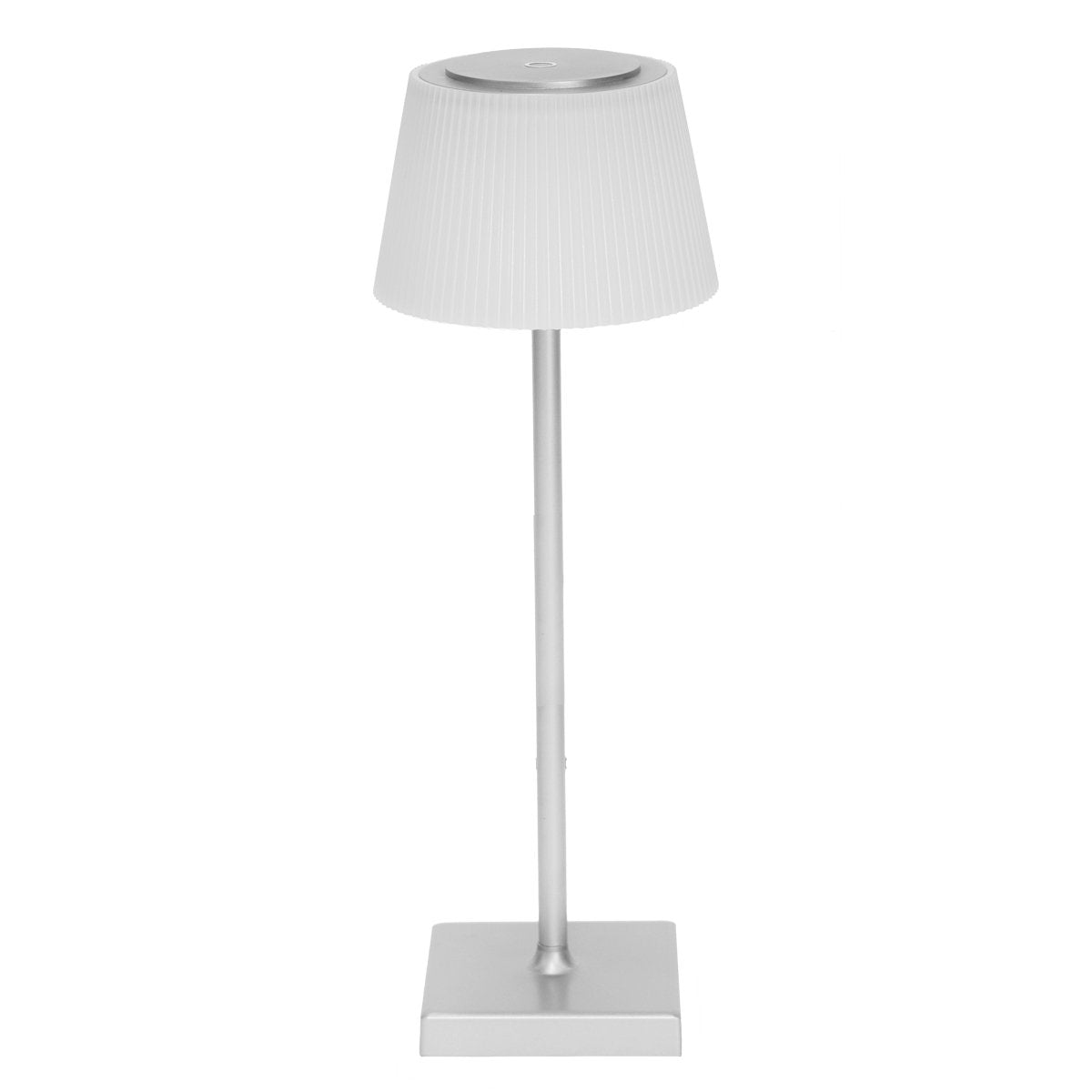 Tate Rechargeable Touch Lamp - Silver--CAFE Lighting & Living