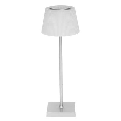 Tate Rechargeable Touch Lamp - Silver--CAFE Lighting & Living