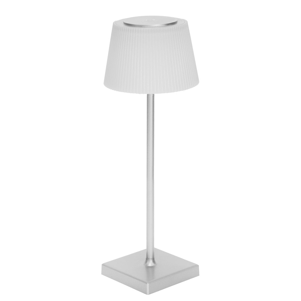 Tate Rechargeable Touch Lamp - Silver--CAFE Lighting & Living