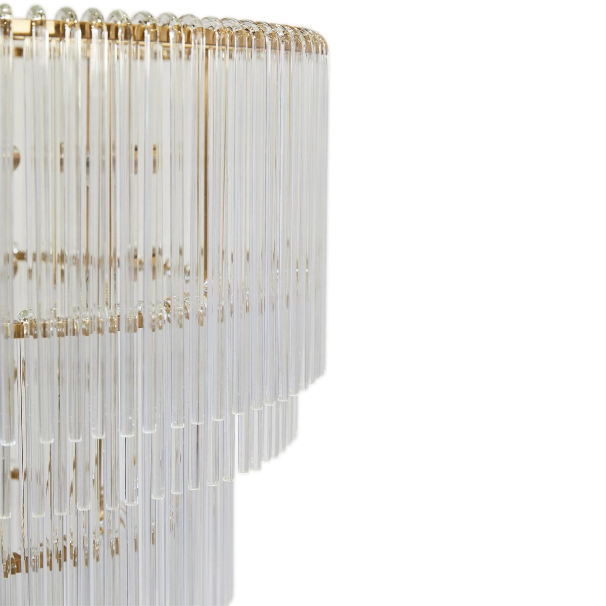 Zara Pendant - 3 Tier Brass-Pendant Light-Cafe Lighting and Living