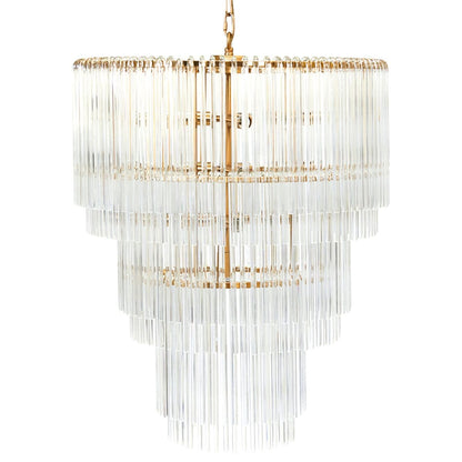 Zara Pendant - 3 Tier Brass-Pendant Light-Cafe Lighting and Living