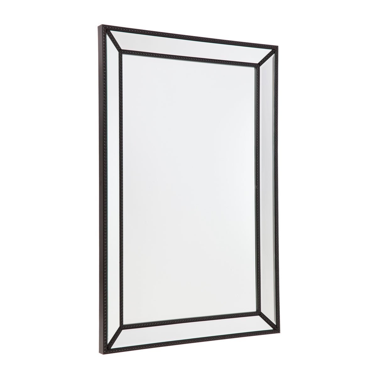 Zeta Wall Mirror - Medium Black Cafe Lighting and Living, Living, zeta-wall-mirror-medium-black