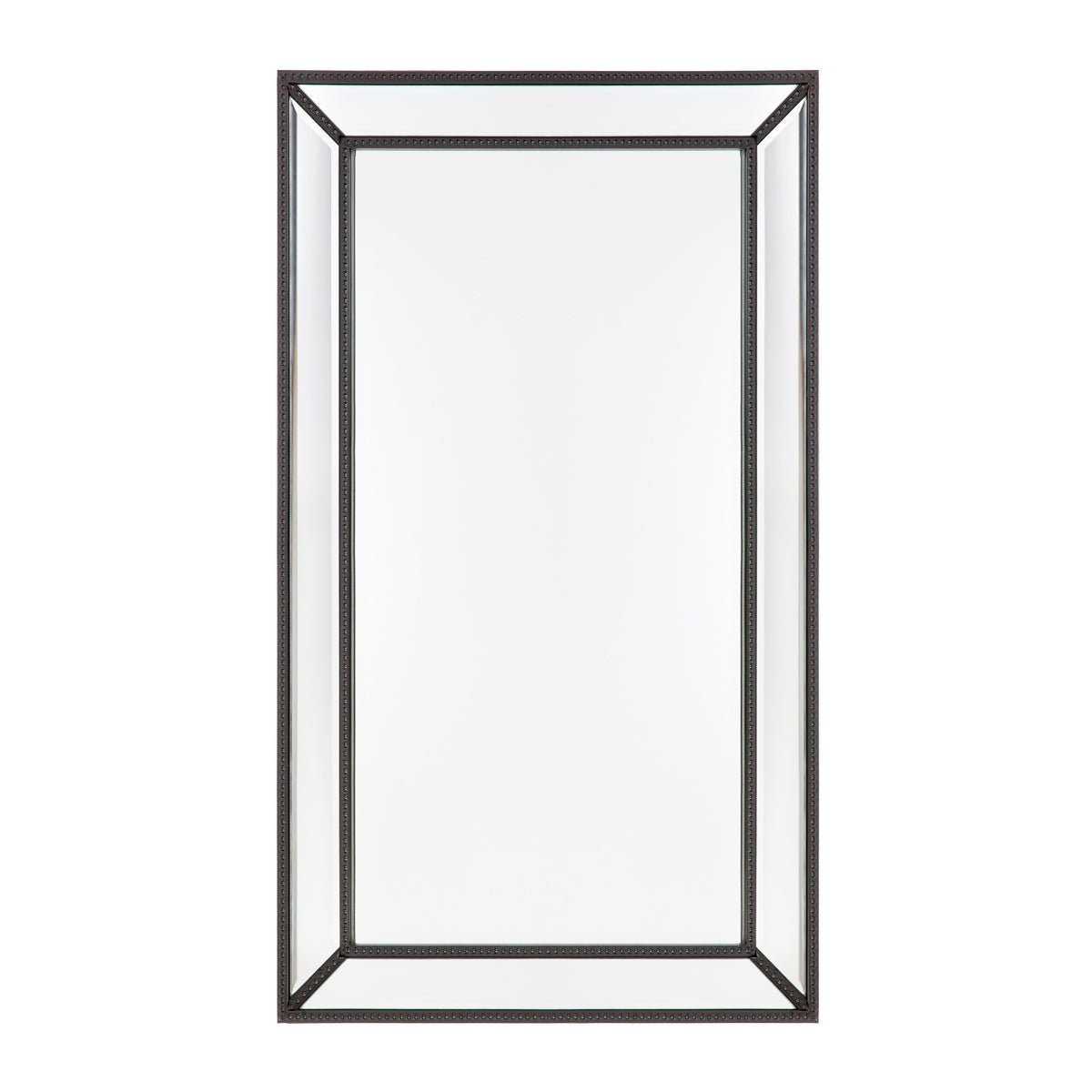 Zeta Wall Mirror - Medium Black Cafe Lighting and Living, Living, zeta-wall-mirror-medium-black