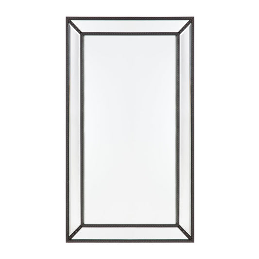 Zeta Wall Mirror - Medium Black Cafe Lighting and Living, Living, zeta-wall-mirror-medium-black