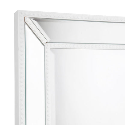 Zeta Wall Mirror - Medium White Cafe Lighting and Living, Living, zeta-wall-mirror-medium-white